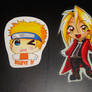 Chibi Naruto and Ed