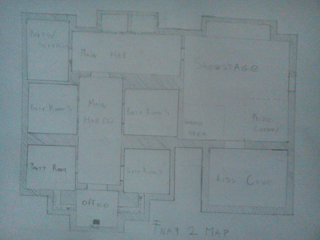 FNAF 2 map by monkamoni on DeviantArt