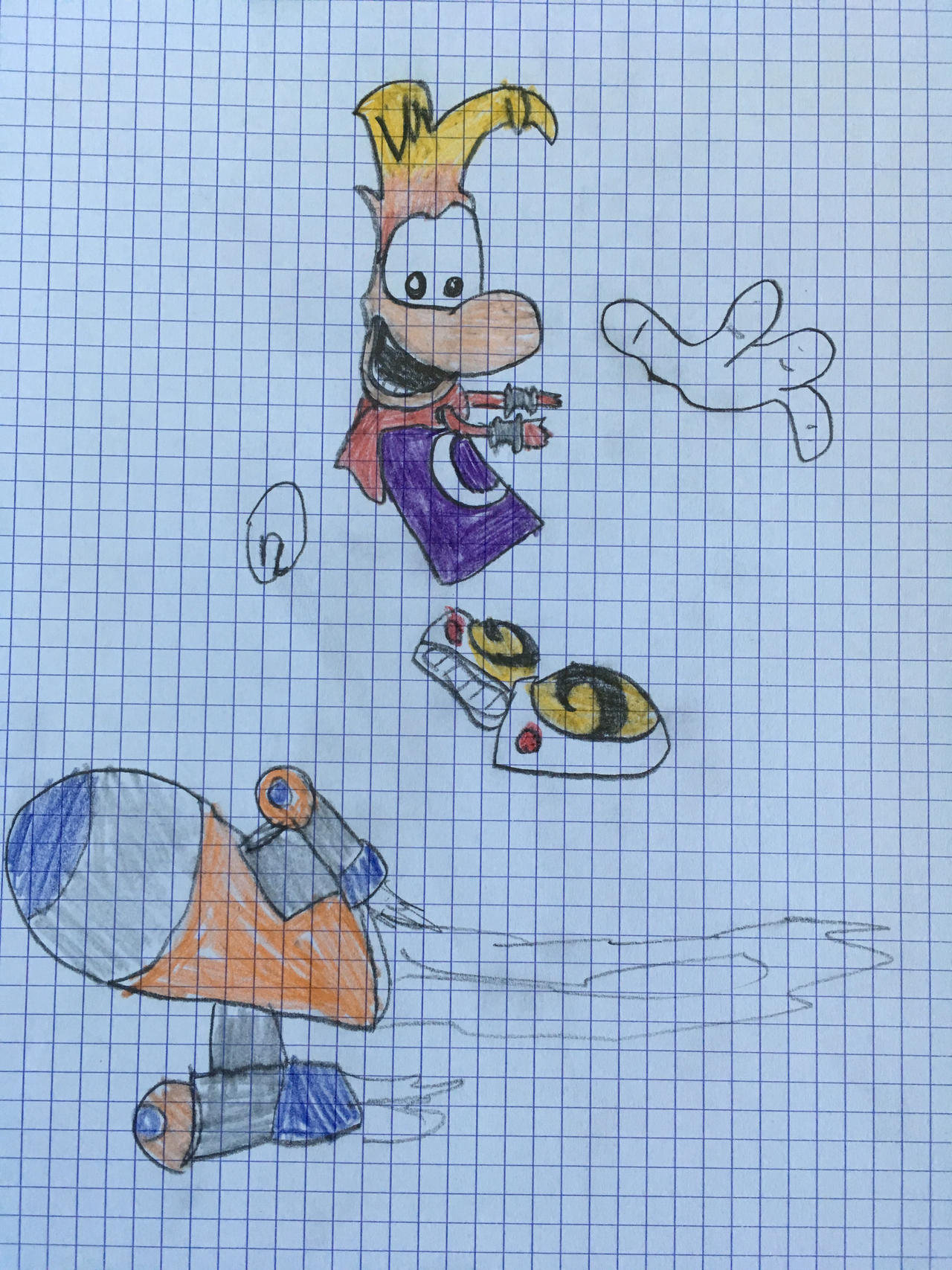 Shock Rocket Rayman by NadDraws2003 on DeviantArt