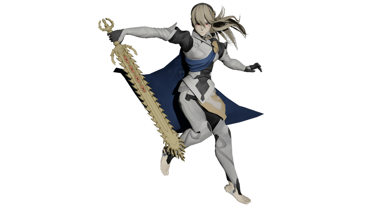 Corrin Character Design F!Corrin render by NadDraws2003 on DeviantArt