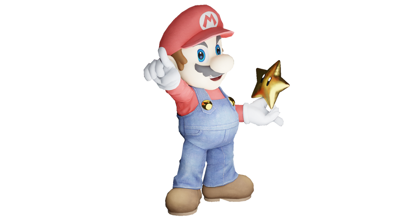 Mario render by NadDraws2003 on DeviantArt