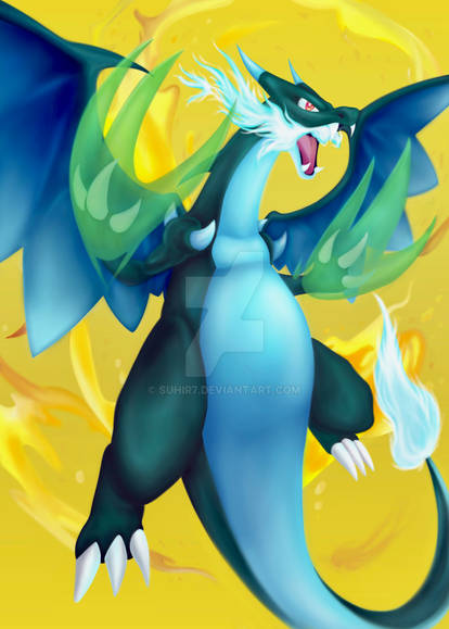 Pyroarite Mega Charizard X By Pyroarite On Deviantart