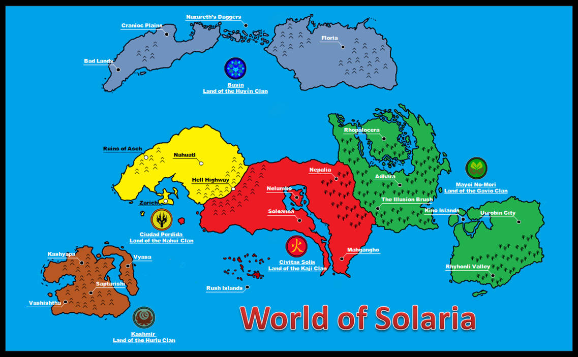 Solaria World Map by Rudolphtheehcidna on DeviantArt