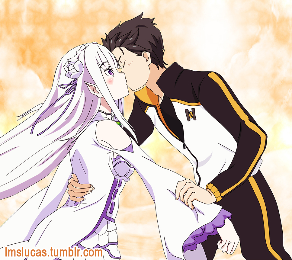 Re: Zero Subaru kiss Emilia by lmslucas on DeviantArt