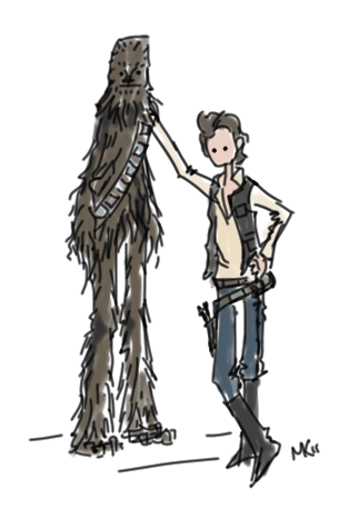 Han and Chewie