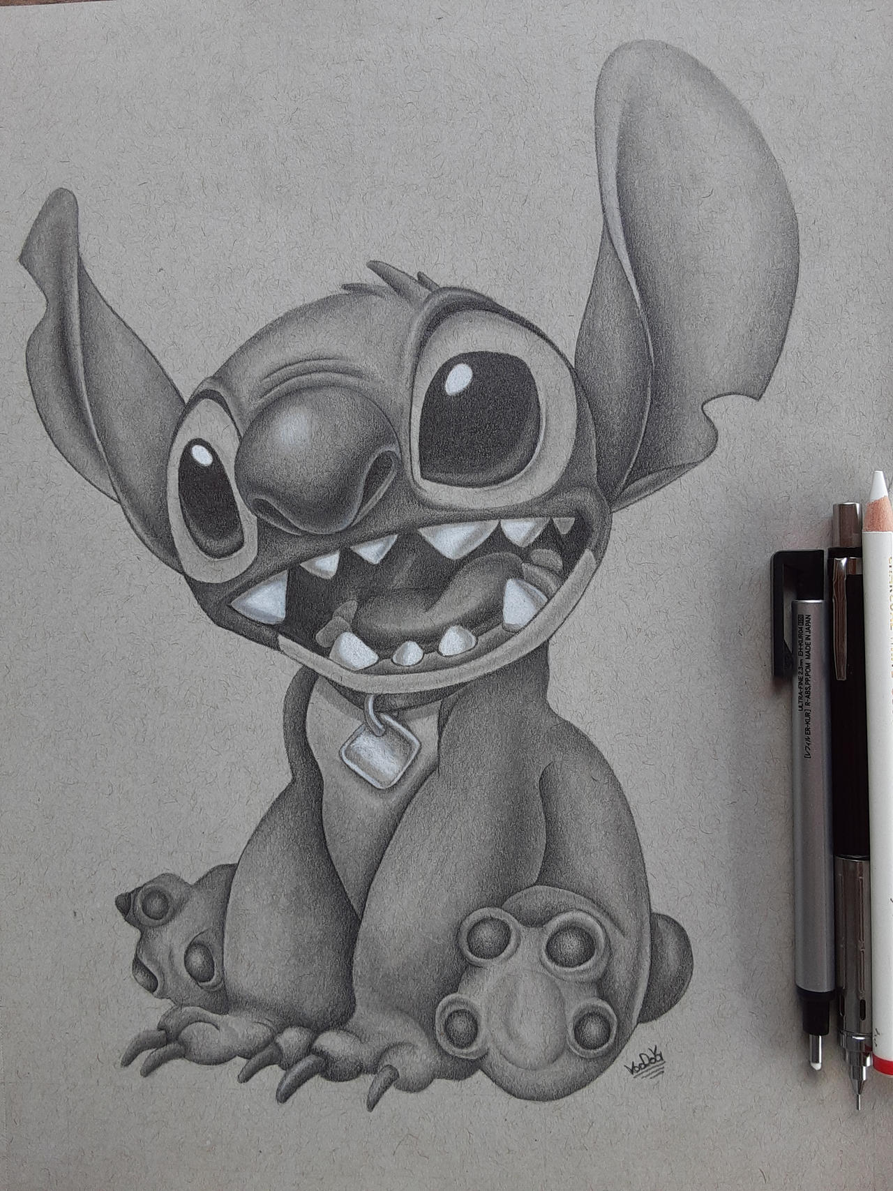 My Stitch fanart! : r/drawing