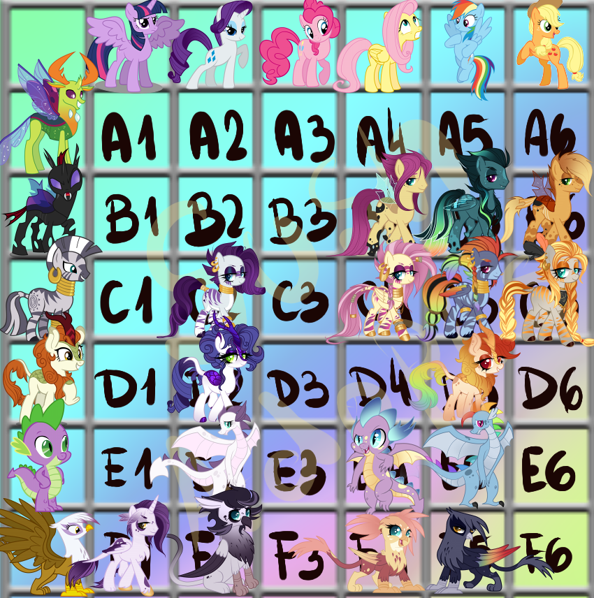 Mlp Next Gen Color Guide Breedables OPEN #4 - My Little pony NEXT GEN 21/36 by Sush-Adopts on ...