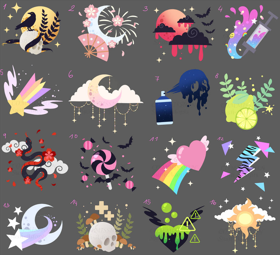 Shell Cutie Mark CUTIE MARK ADOPTABLE BATCH - 6/16 by Sush-Adopts on DeviantArt