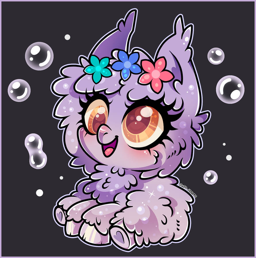 Chibi Commission: Fluffer Flutter by Sush-Adopts on DeviantArt
