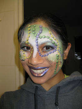 Mardi Gras Makeup 2013