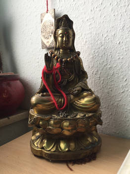 Guan Yin, Figure in Brass