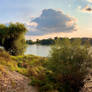 Wittlaer - Clouds over the Rhine Promenade 8