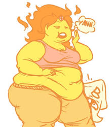 Lazy fat Flame Princess