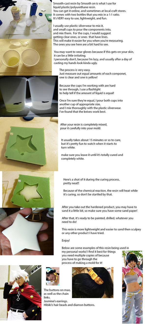 Liquid plastic (resin) tutorial by IchigoKitty