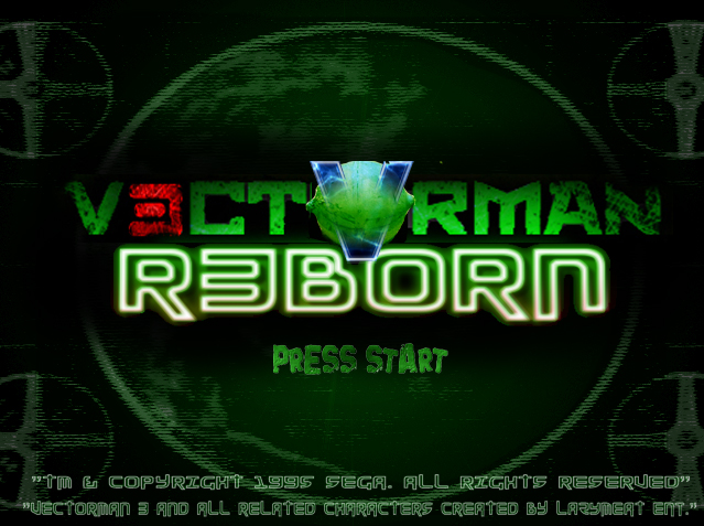 V3CTORMAN TITLE SCREEN