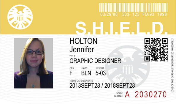 SHIELD ID card
