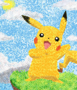 Pointillism Pikachu!