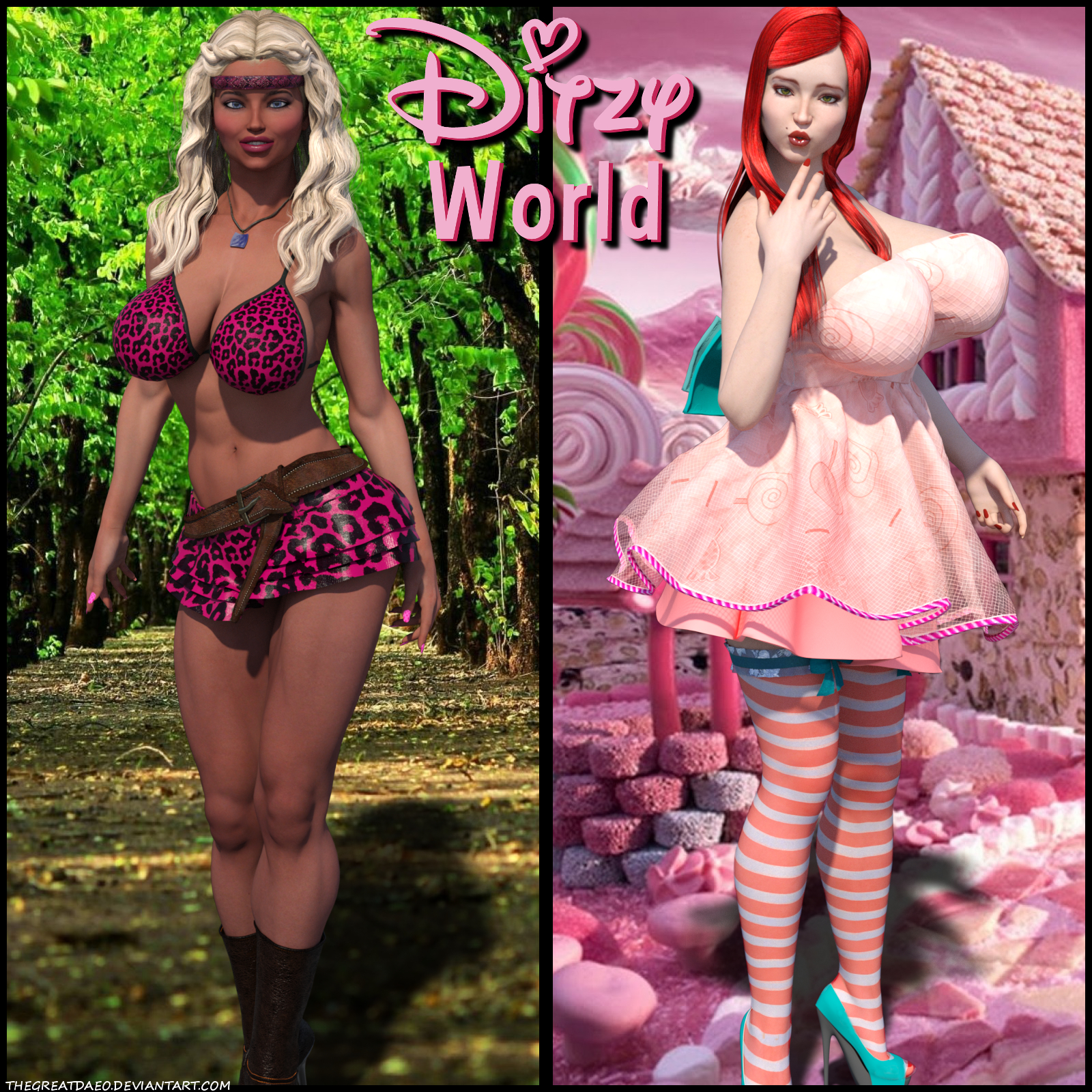 Biby and Didy (After) Ditzy World.