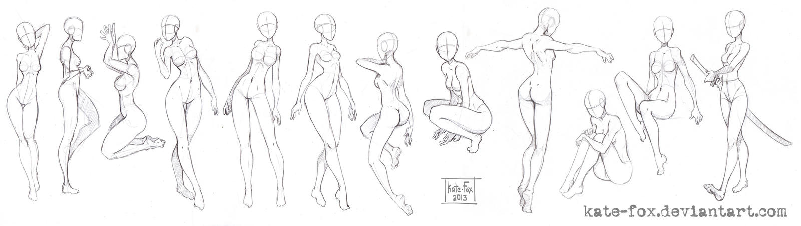 Pose study6 by Kate-FoX