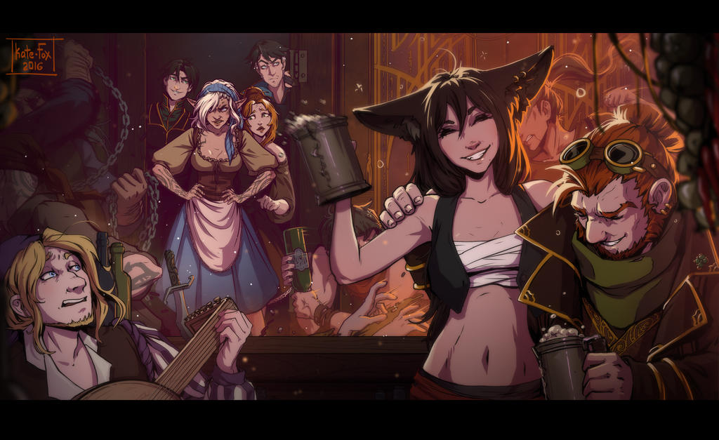 Fight In A Tavern