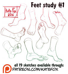 Feet study 1