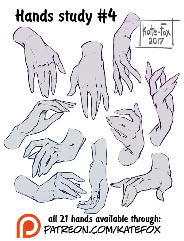Hands study 4 by Kate-FoX
