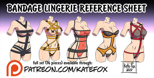 Bandage lingerie set