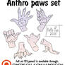 Anthro paws set