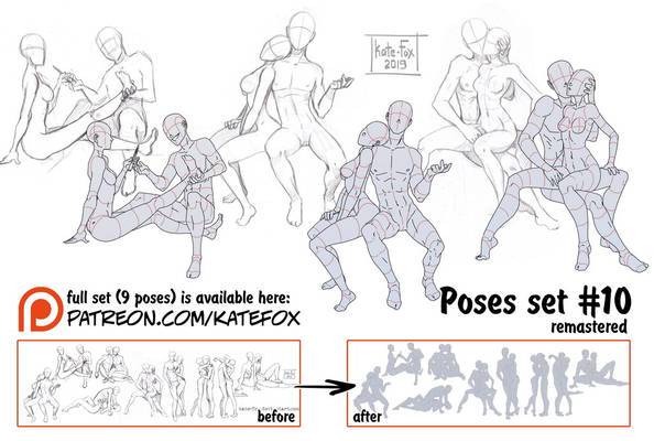 Pose study 10 REMASTERED