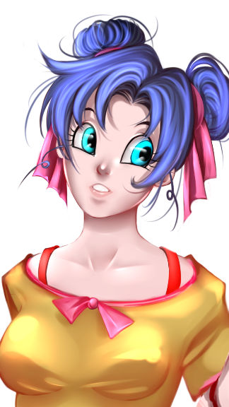 DBZ OC - How she looked by Fatenight on DeviantArt