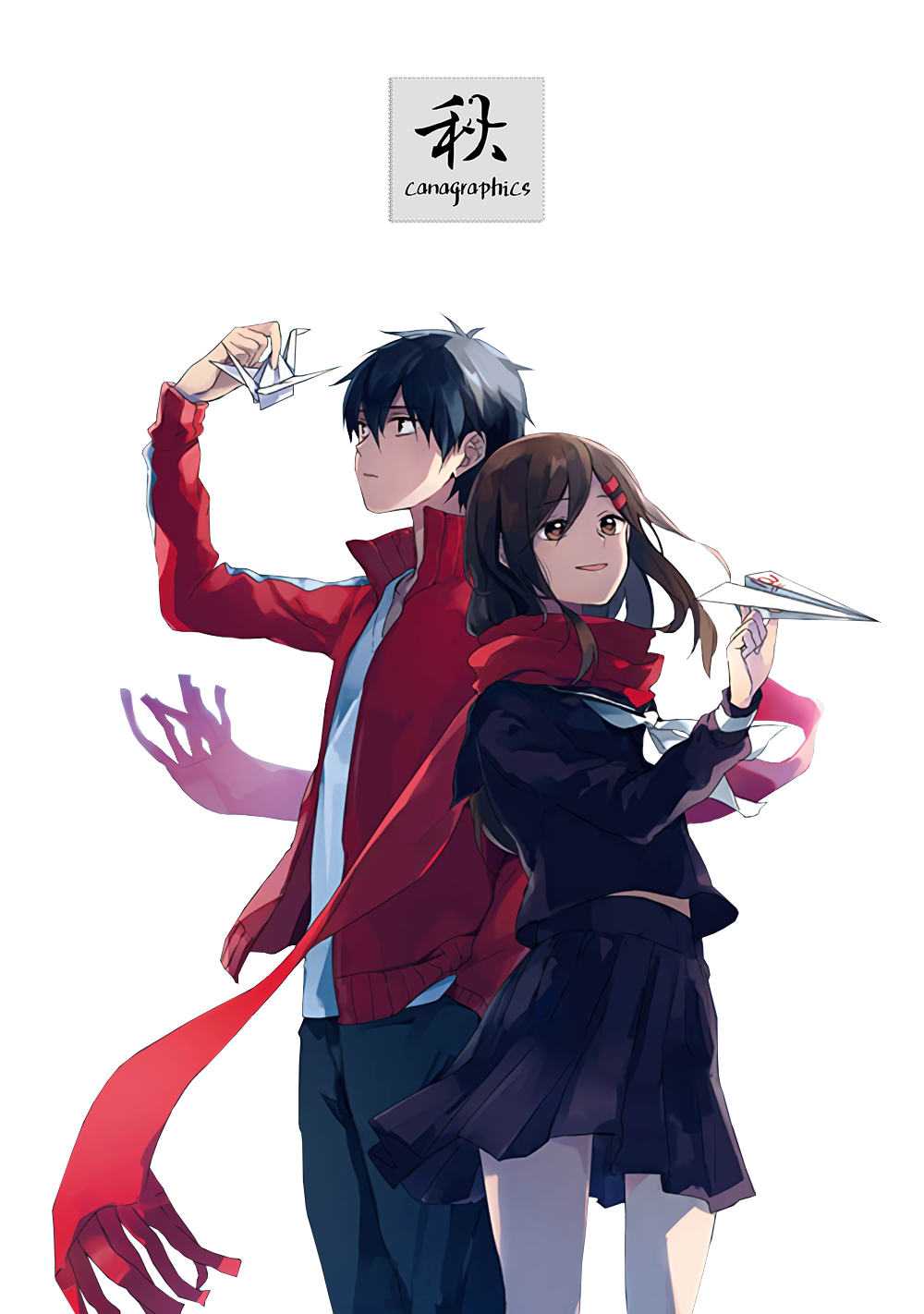 [RENDER] Kagerou Project - Shintaro + Ayano by canagraphics on DeviantArt