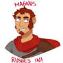 Magnus RUSHES in!