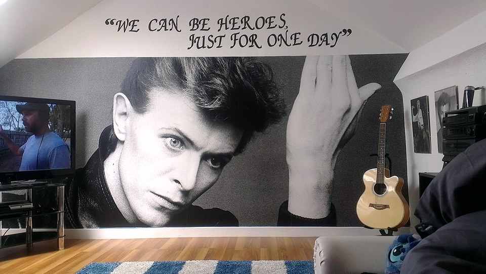 My bedroom wall - David Bowie 'Heroes'