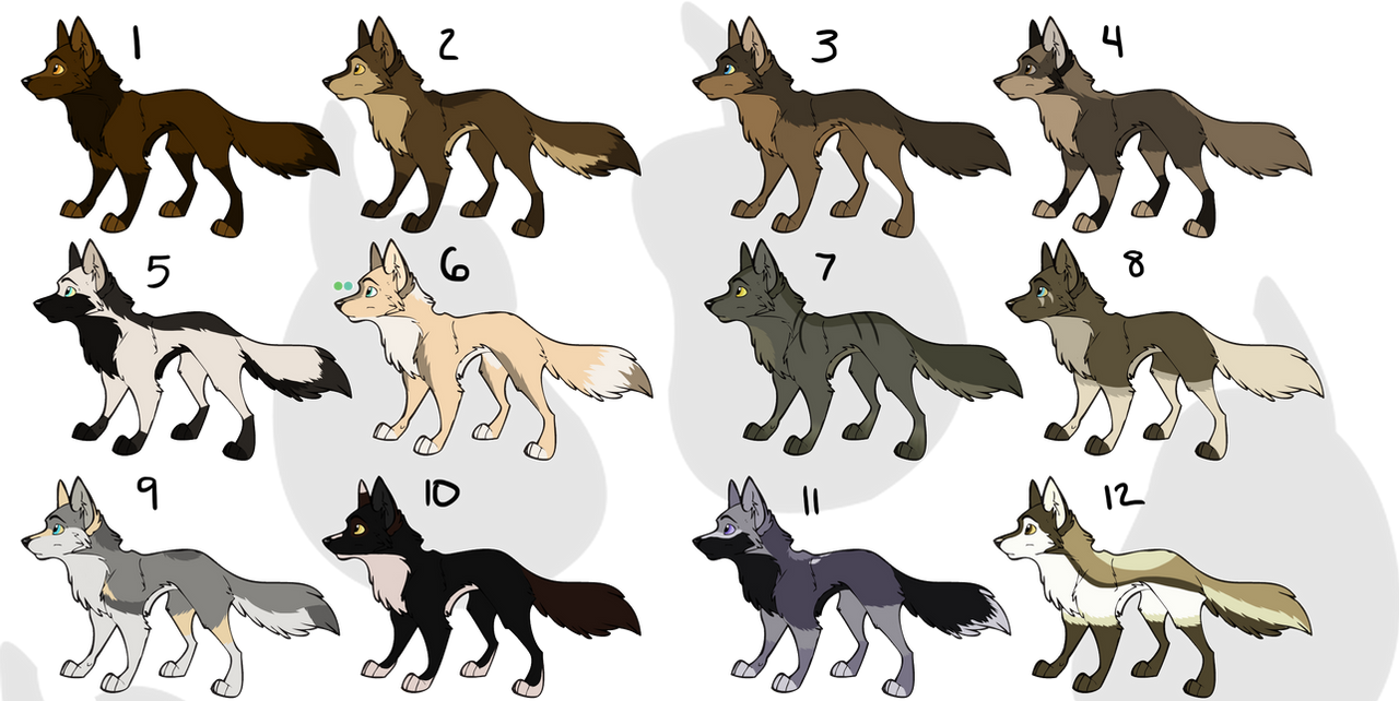 Big Wolf Batch Part 1 ~ CLOSED