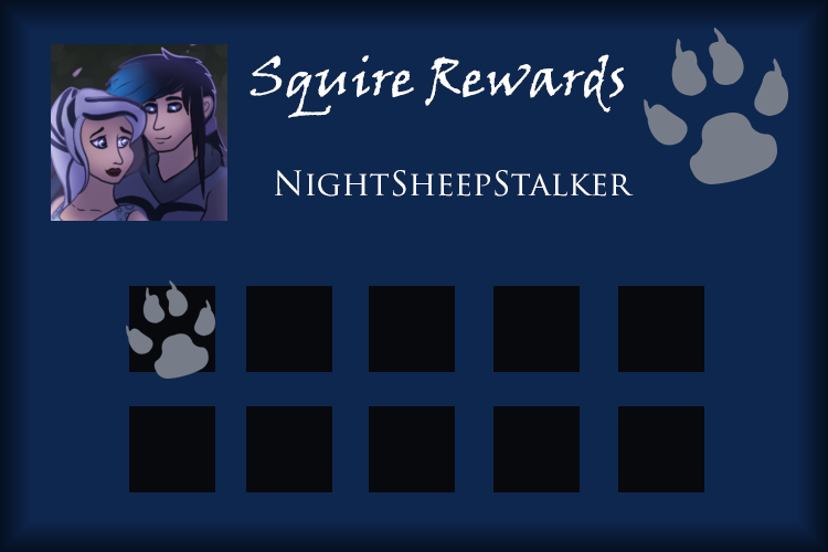 NightSheepStalker Squire Rewards Card