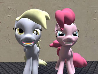 Derpy and Pinkie