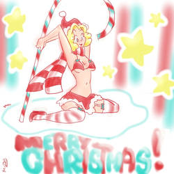 MERRY CHRISTMAS PIN UP