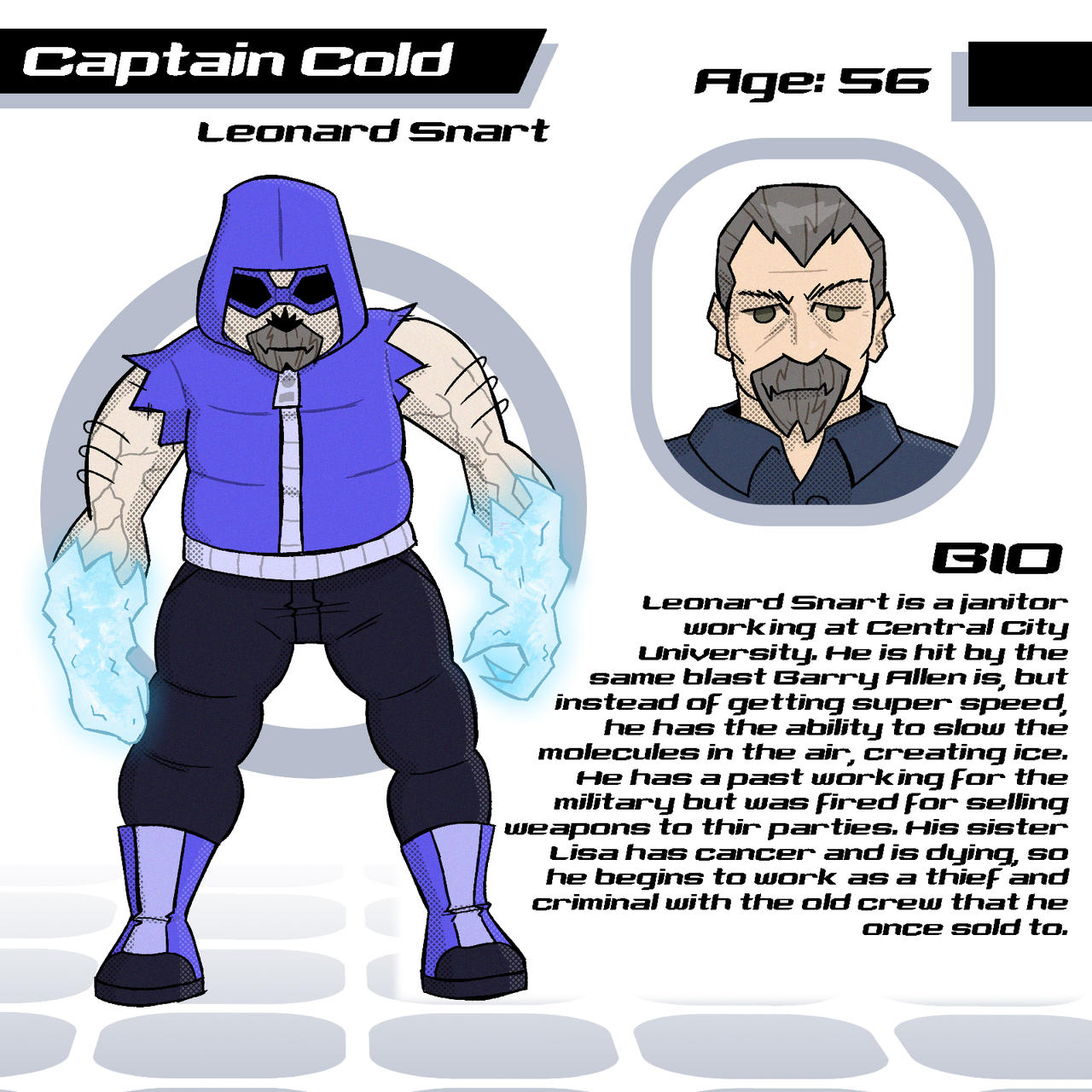 Captain Cold - Character Redesign by ZeFlash101 on DeviantArt
