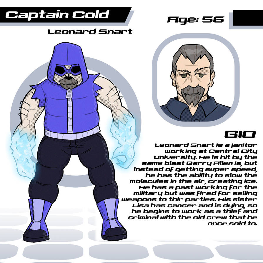 Captain Cold - Character Redesign by ZeFlash101 on DeviantArt