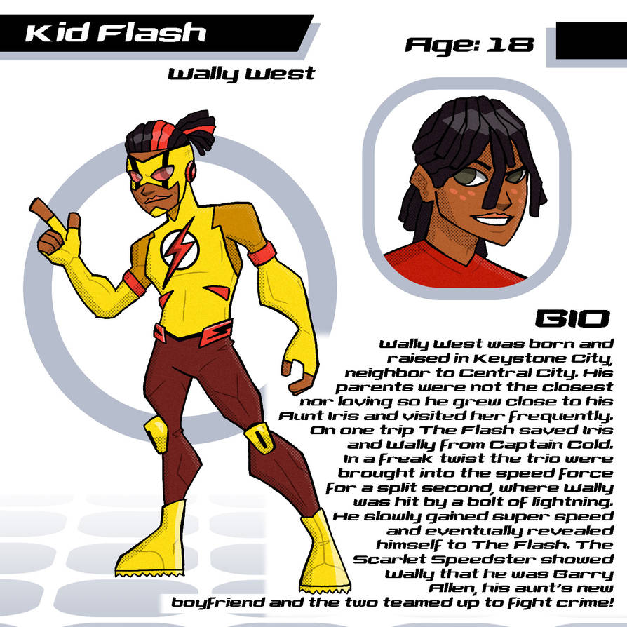 Kid Flash - Character Redesign by ZeFlash101 on DeviantArt