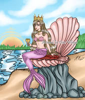 Commission: Queen of Cups Tarot Card