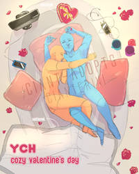 YCH - Cozy valentine's day [1 SLOTS LEFT - OPEN] by Ciant-ADOPTS