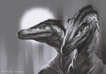 Raptors by AntarcticSpring