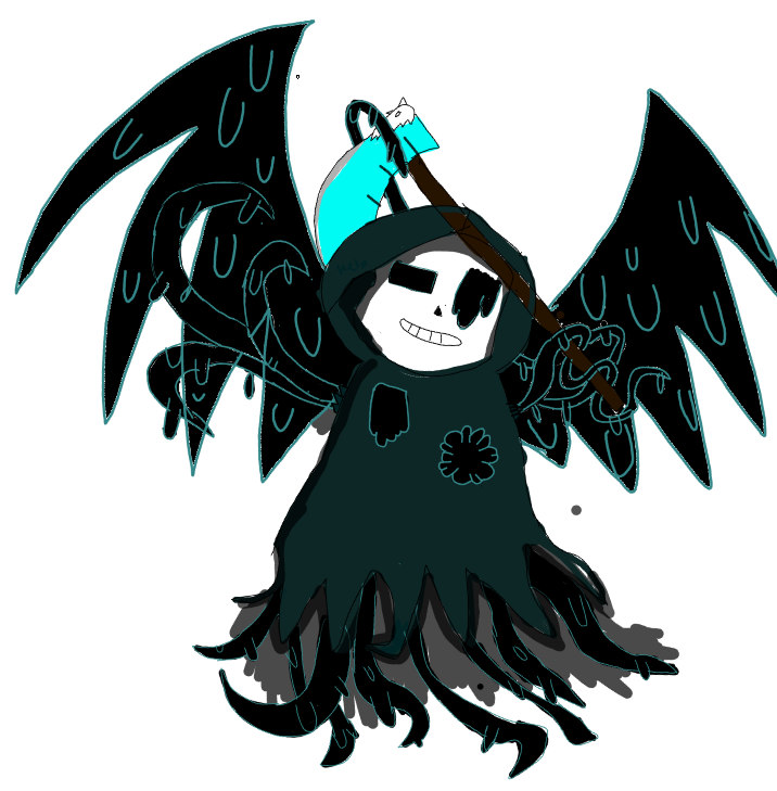 Reaper!Sans Collab by SketchieFoxie on DeviantArt