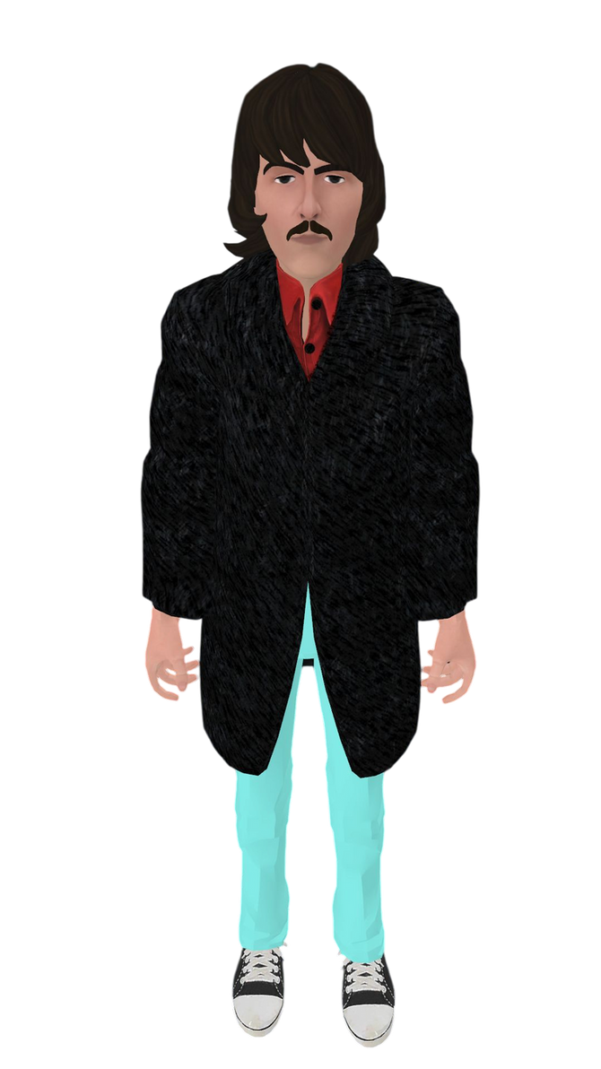 George Harrison (Rooftop) by Windows28vienna on DeviantArt