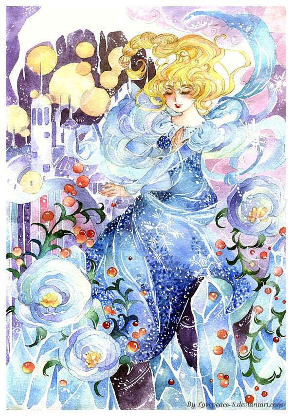 Elsa : Maybe snow fall tonight by Lovepeace-S