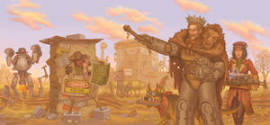 Fallout 4 Museum Of Freedom Mural By Nsedg On Deviantart