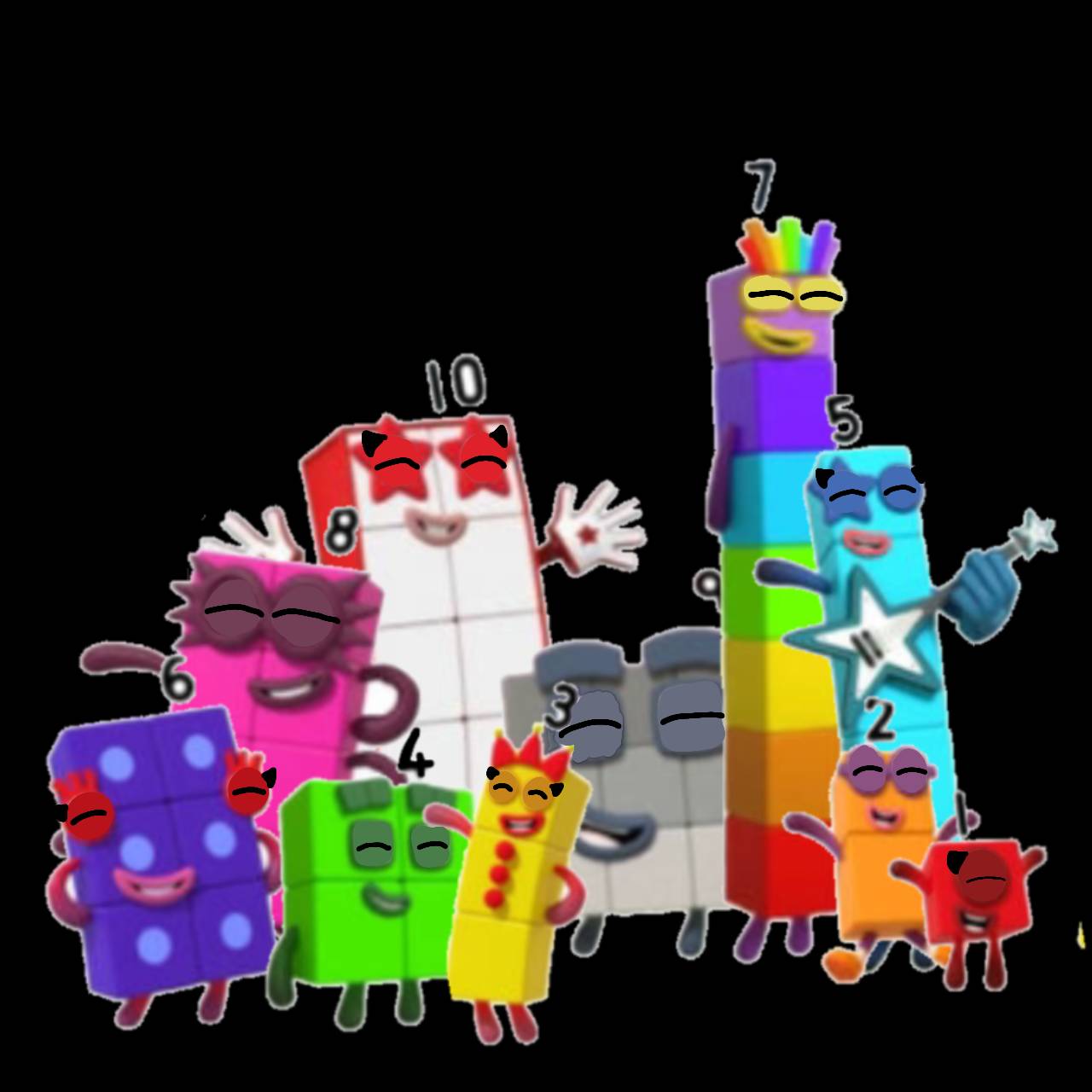 Numberblocks Happy by FiveTheCute2011 on DeviantArt