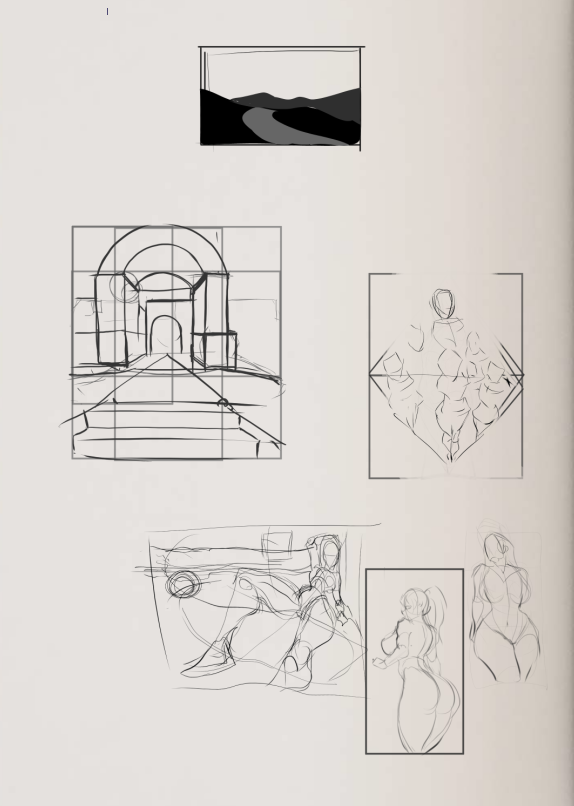 Abstract Compisition Study composition study by MatsuyArt on DeviantArt