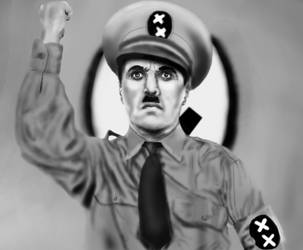 Image result for chaplin great dictator heil